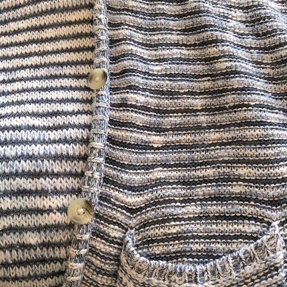 Hollister Size M Blue Button Cardigan - Picture 6 of 7